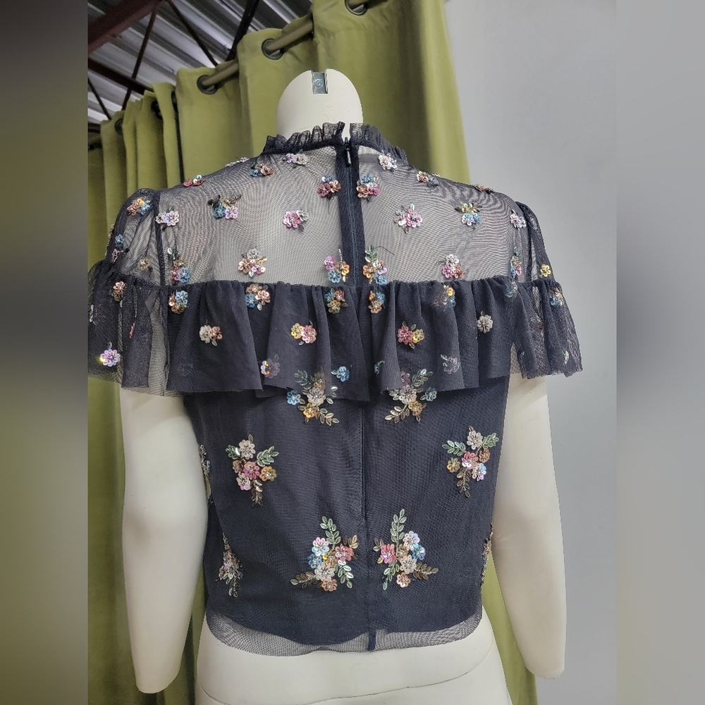Needle & Thread - Cropped Blouse - Picture 3 of 8